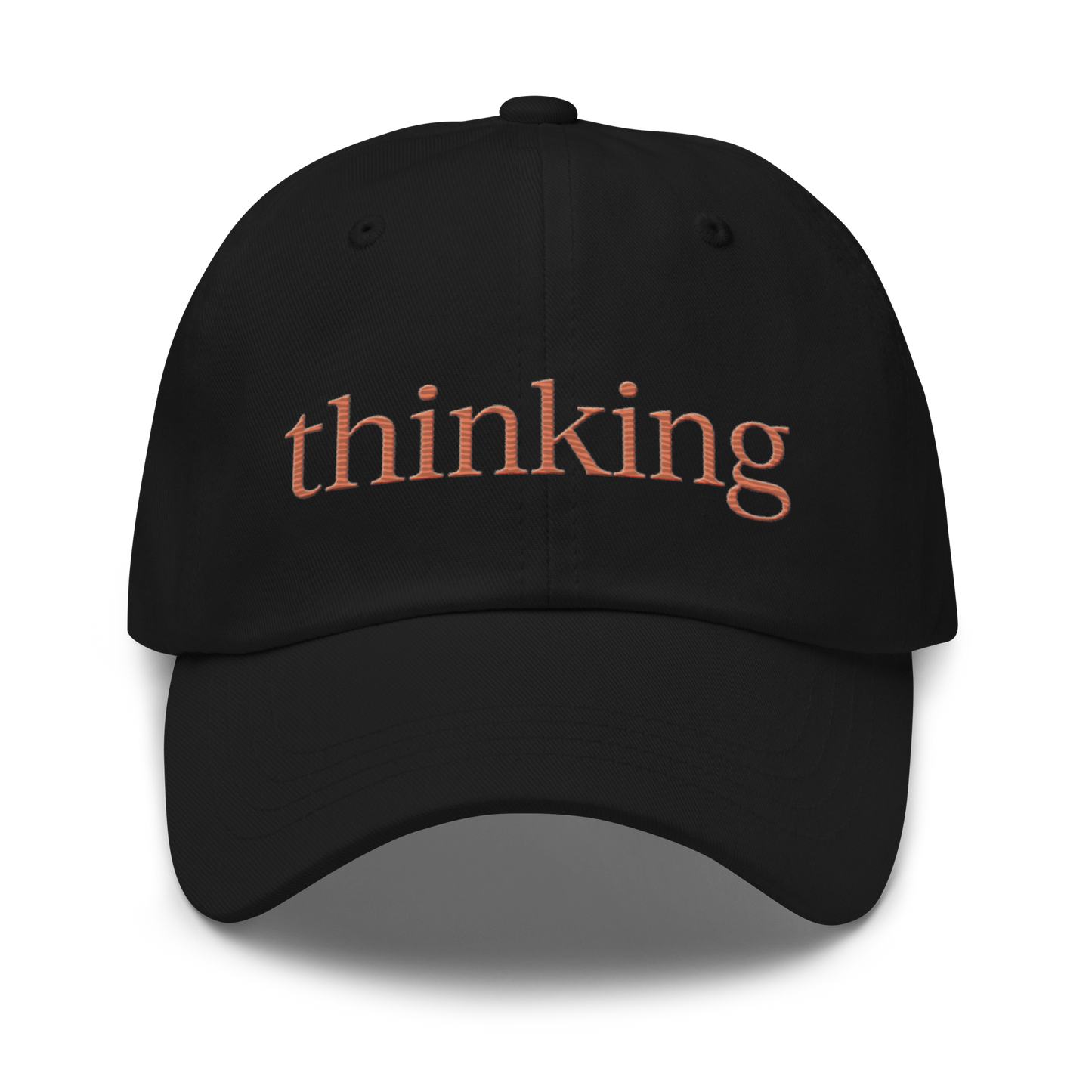 Thinking Cap - Black w/ Orange