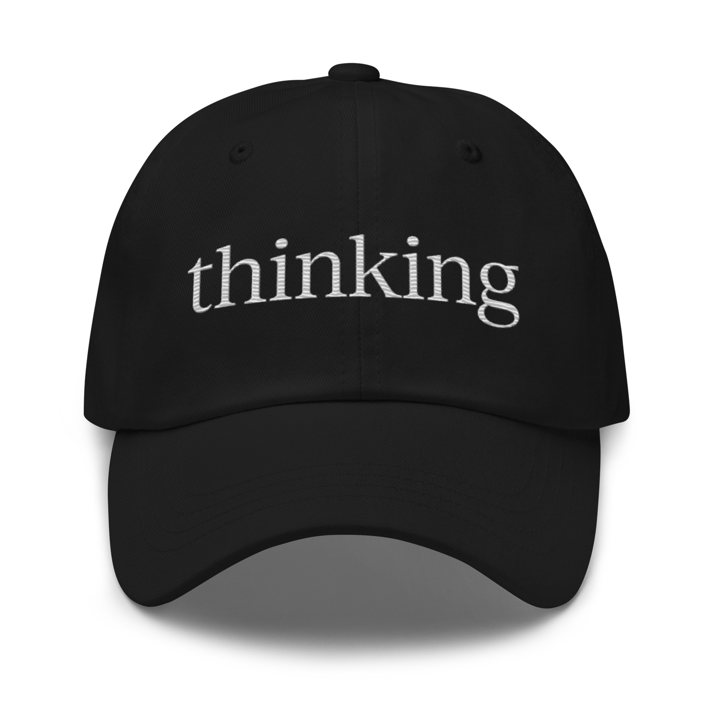 Thinking Cap - Black w/ White