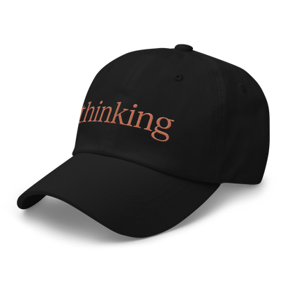 Thinking Cap - Black w/ Orange