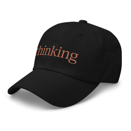 Thinking Cap - Black w/ Orange