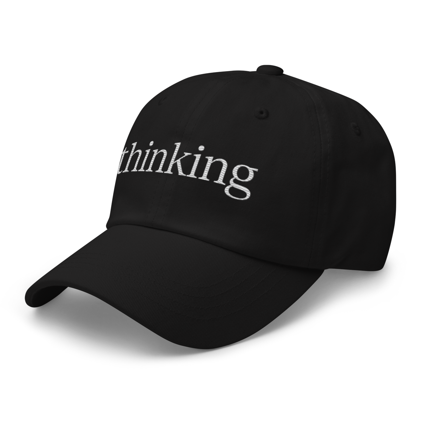 Thinking Cap - Black w/ White