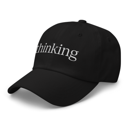 Thinking Cap - Black w/ White