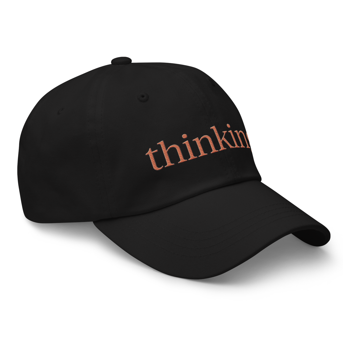 Thinking Cap - Black w/ Orange