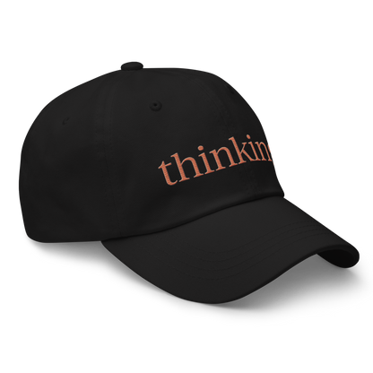 Thinking Cap - Black w/ Orange