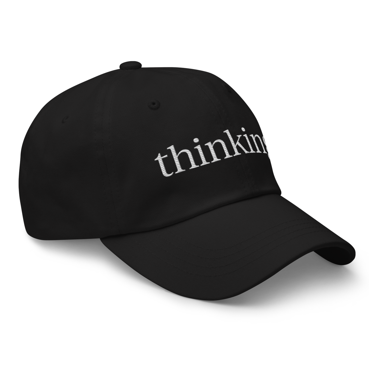 Thinking Cap - Black w/ White
