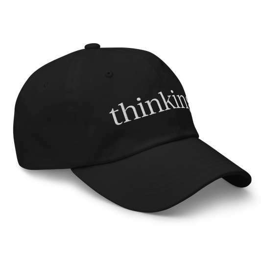 Thinking Cap - Black w/ White
